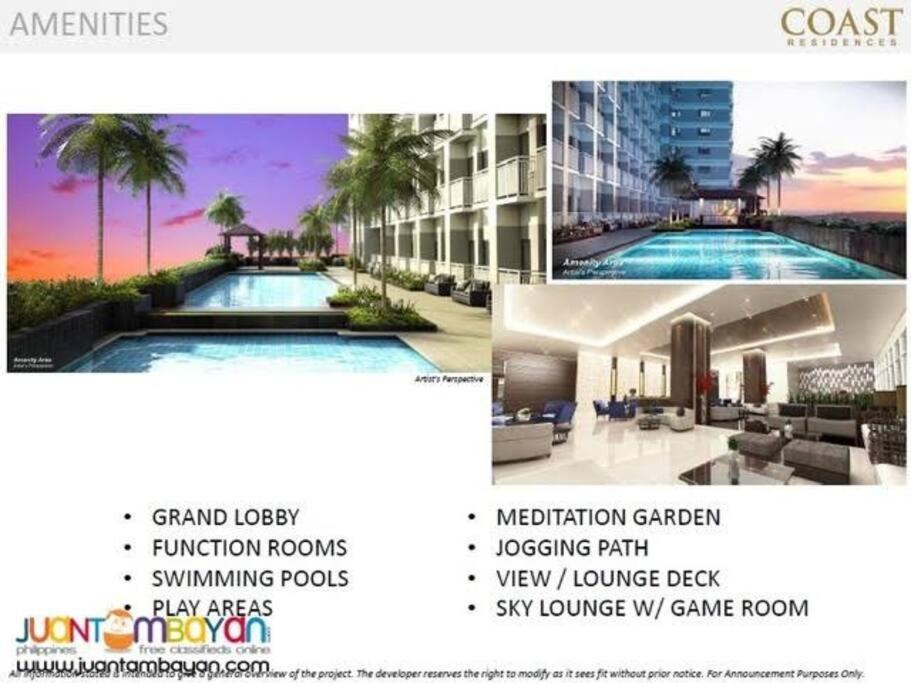 Smdc Coast Residences Lovely Fully-Furnished 1 Bedroom Condo With Pool Manila Exteriér fotografie